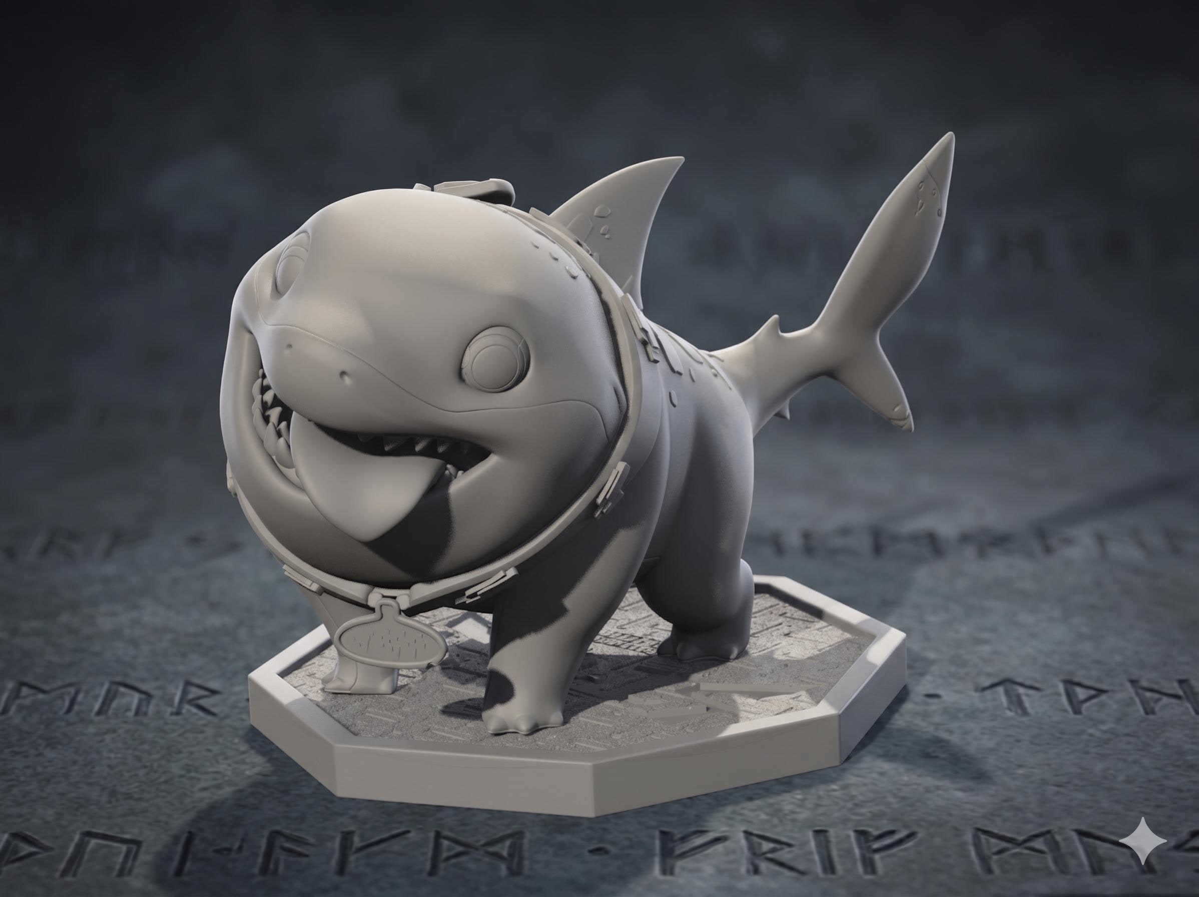 Jeff the Landshark Stl - Etsy