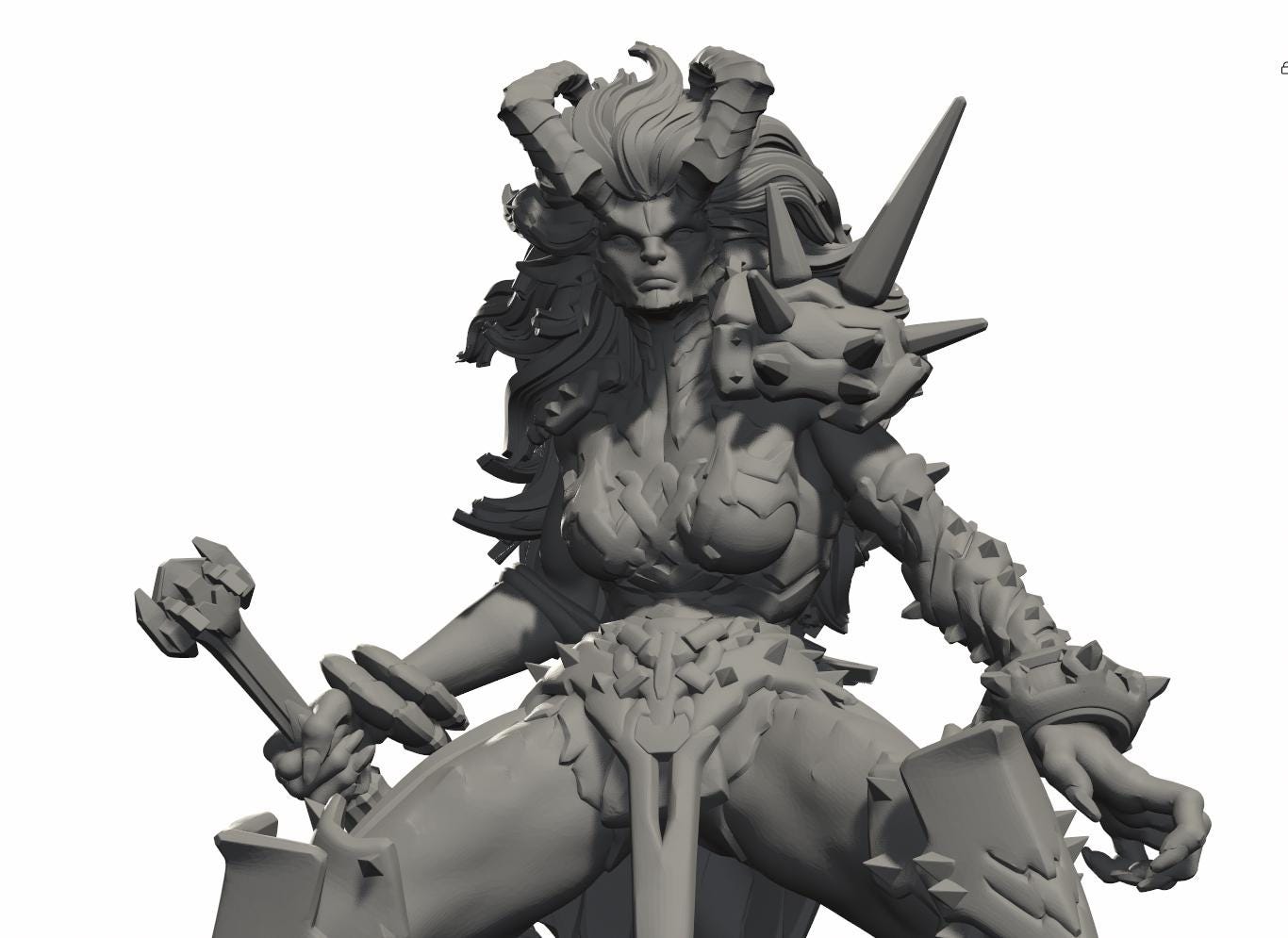 Magik STL, Marvel Rivals Darkchylde 3D Print File, Demonic