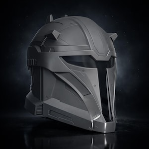 Mandalorian Super Commando Hjälm STL, Maul Mando 3D Utskriftsfil, Bärbar Star Wars Cosplay Rustning, Anpassad Bounty Hunter 3D Modell STL, Taggig