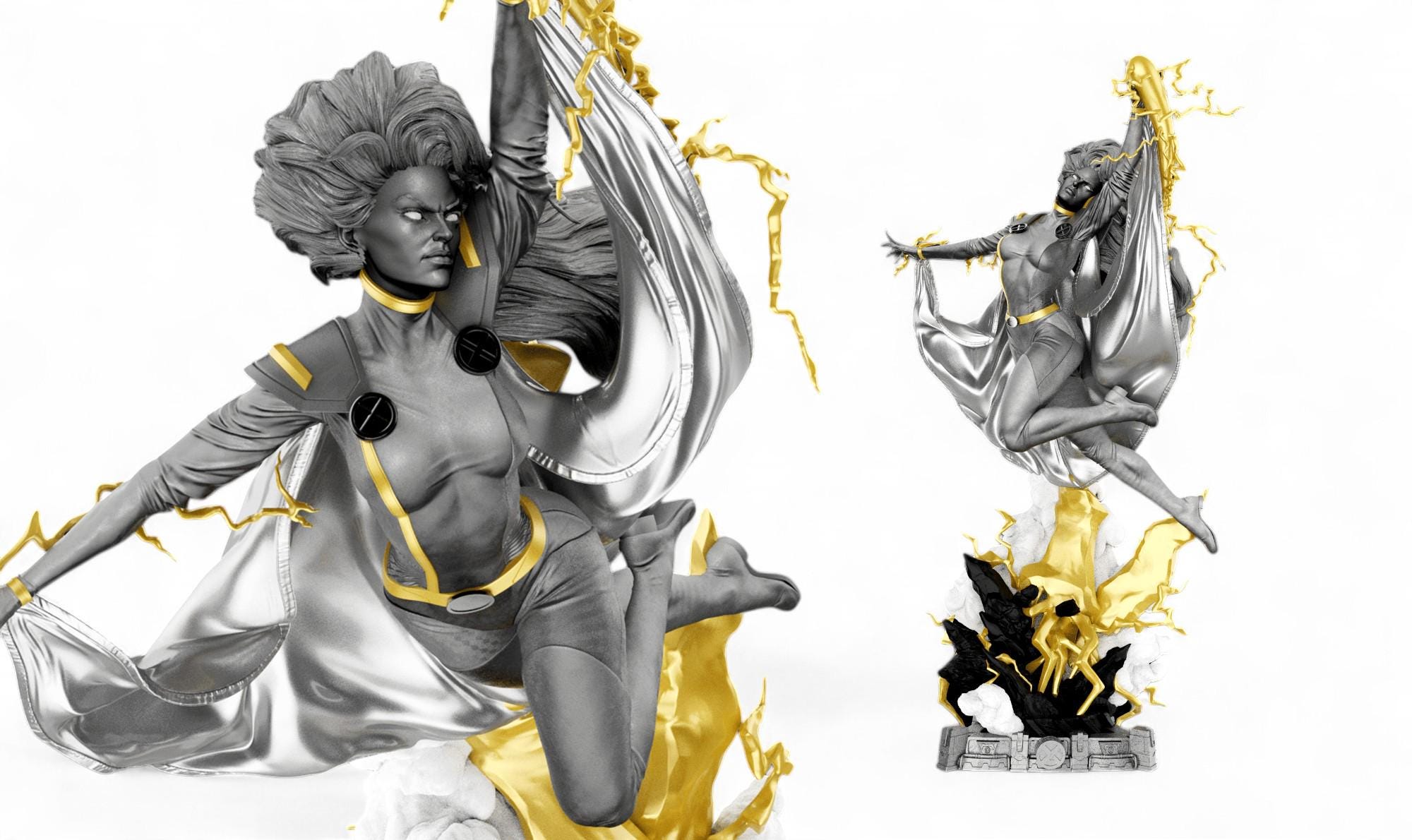 Marvel Xmen Storm Statue STL File High Quality 3D Printer Resin SLA - Etsy