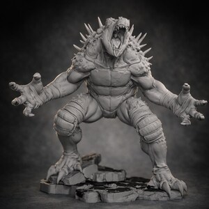 Mutant Creature STL File 3D Print Model, Monster Figure STL, Detailed Character Sculpture, Printable Model, Resin FDM Display File