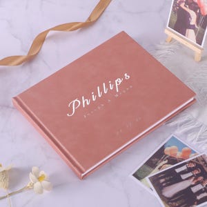Simple Wedding Guest Book,  Wedding Guest Book, Printed Guestbook, Modern Guest Book, Personalized Guest Book, Unique Wedding Guestbook