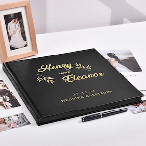 Custom Guest Book | Personalized Wedding Logo | Custom Wedding Monogram | Business Logo | Photo Booth Album