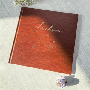Wedding Guest Book, Neutral Guestbook, Album for Wedding, Wedding Sign In Book, Guestbook Foil, Custom wedding guest book