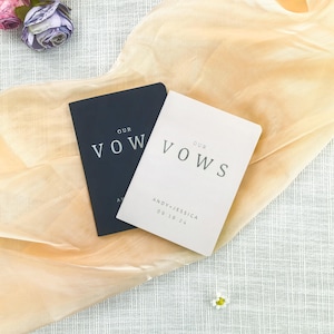 結婚誓約書、誓約書セット、パーソナライズされた誓約書、ハードカバーの結婚式、モダンミニマリスト