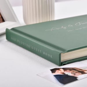 Wedding Guest Book | Rustic Wedding | Wedding Photo Booth Idea | Wedding Sign In Guest Book | Guestbook with Foil | Date to Remember