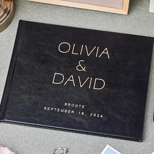 Personalized Guest Book, Wedding Signing Book, Personalized Photo Guest Book, Album for Wedding