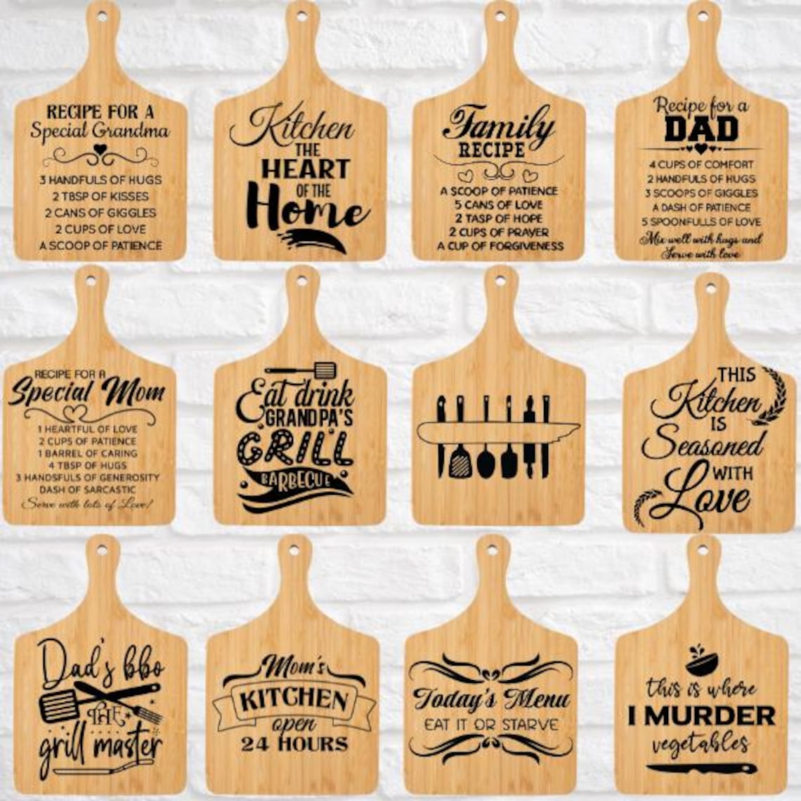 Cutting Board Quotes Bundle 80+ PNG, Funny Cutting Board PNG, Chopping ...