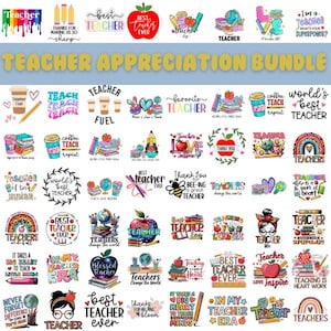 Lehrer Wertschätzung PNG Bundle, Lehrer Sublimationshemd, beste Lehrer Grafiken, Lehrer PNG, Lehrer Grafiken png, Lehrer Bündel PNG