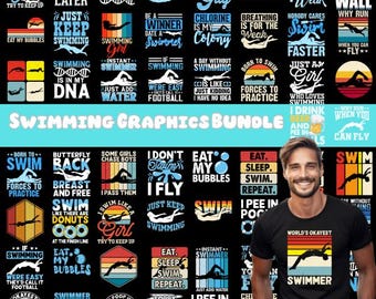 Swimming Png Bundle,Pool Png , Swimmer Clipart ,Swimmer Graphics, Swimming Competition ,Swimming shirt, Freestyle Swimmer, Digital Download