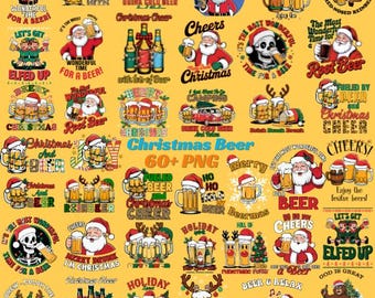 Christmas beer 60+ PNG, Beer graphics, Beer mug, Funny beer, Beer quotes png, Beer lover, Commercial use, Instant Download , funny beer PNG