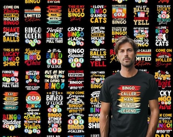 Bingo Casino Designs PNG, Bingo Quotes Png, Lucky Bingo File, Bingo king, Bingo Lover, Instant Download, Bingo Lotto PNG, Bundle Sublimation