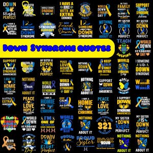 Down-syndrom-Zitate, Down-syndrom druckbare, Down-bewusstsein, positive Zitate, Liebeszitate, psychische Gesundheit, digitale Datei, sofort-Download
