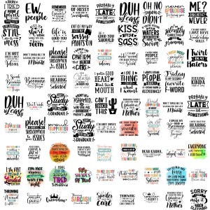 Sarcastic Quotes Bundle SVG, Sarcasm quotes, Funny quotes svg, Positive quotes svg, Cricut svg, Sublimation Quotes svg, Funny Signs svg