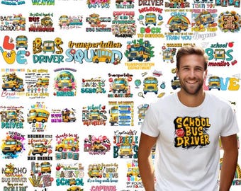 80+ Schulbusfahrer Png Bundle, Busfahrer, Schulzeit, lustiges Png, Fahrer Cliparts, Liebe meinen Job, Zurück zur Schule, kommerzielle Nutzung