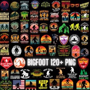 120+ Bigfoot Pngs, Bigfoot Clipart, Digital File, Bigfoot Bundle, Bigfoot Graphics, Bigfoot T-Shirt, Cut file, Bigfoot Cup, Digital Download