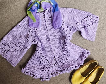 Cardi Hexagon Knitting Guide - in 2 languages: Spanish and English