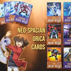 Handmade Neo Spacian Orica Cards: Anime Style Collectible