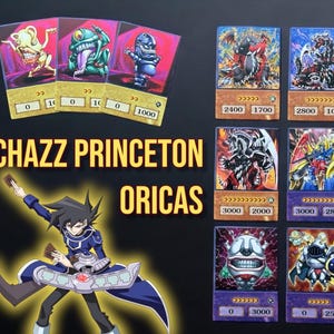Handmade Chazz Orica Cards: Anime Duel Monsters Collectible