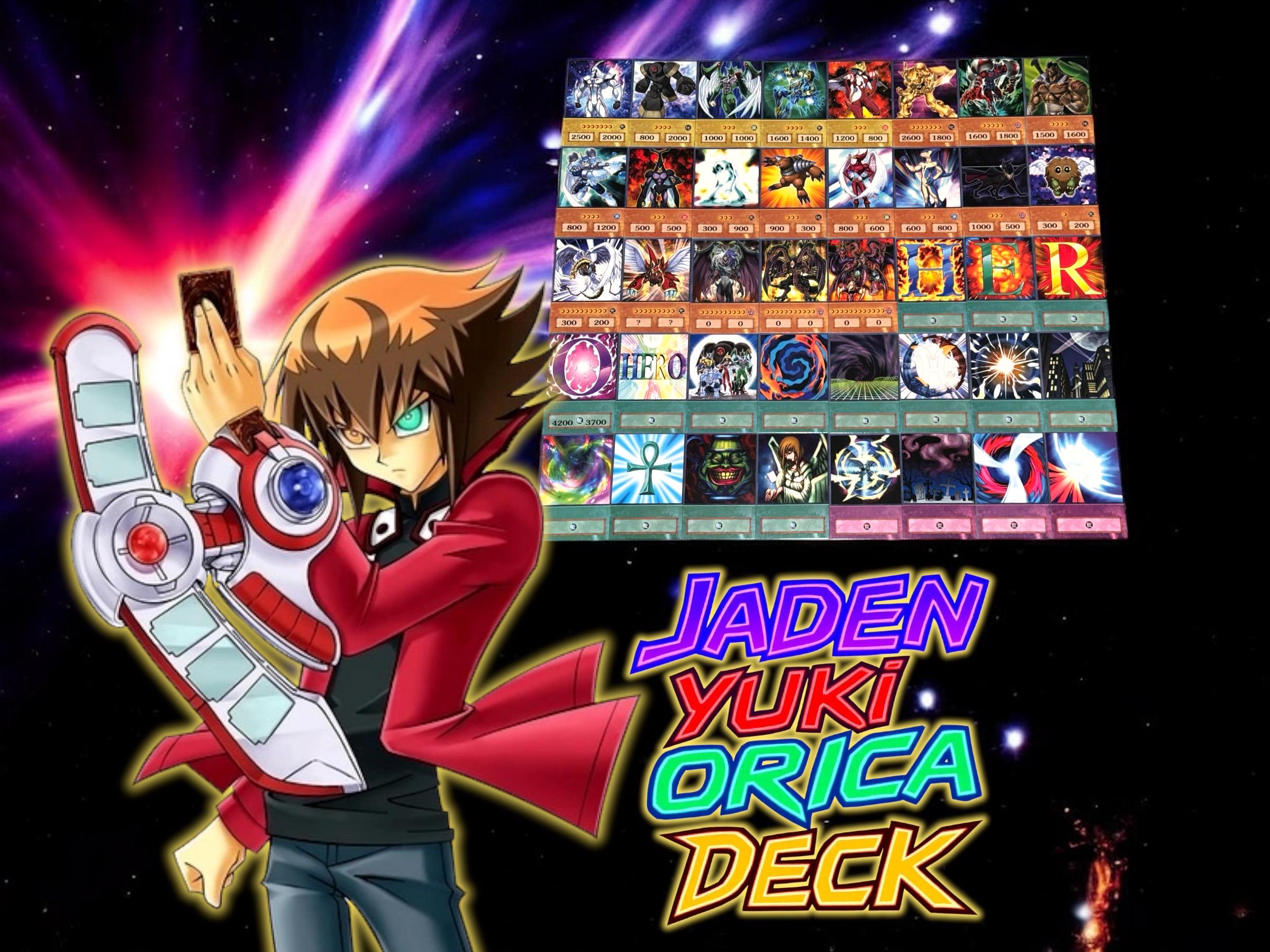 55-Card Anime Hero Orica Deck – Handmade Display Deck with Extra Fusion Cards for Collectors
