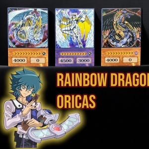 Handmade Anime Orica Cards: Crystal Dragon Collectible