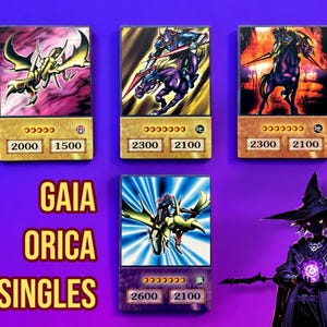 Handmade Gaia Orica Card Set: Anime TCG Collectible Singles