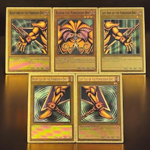 DIY Exodia Orica Cards | Handmade Carbon Fiber Gold Style | Anime Collector’s | DIY Project