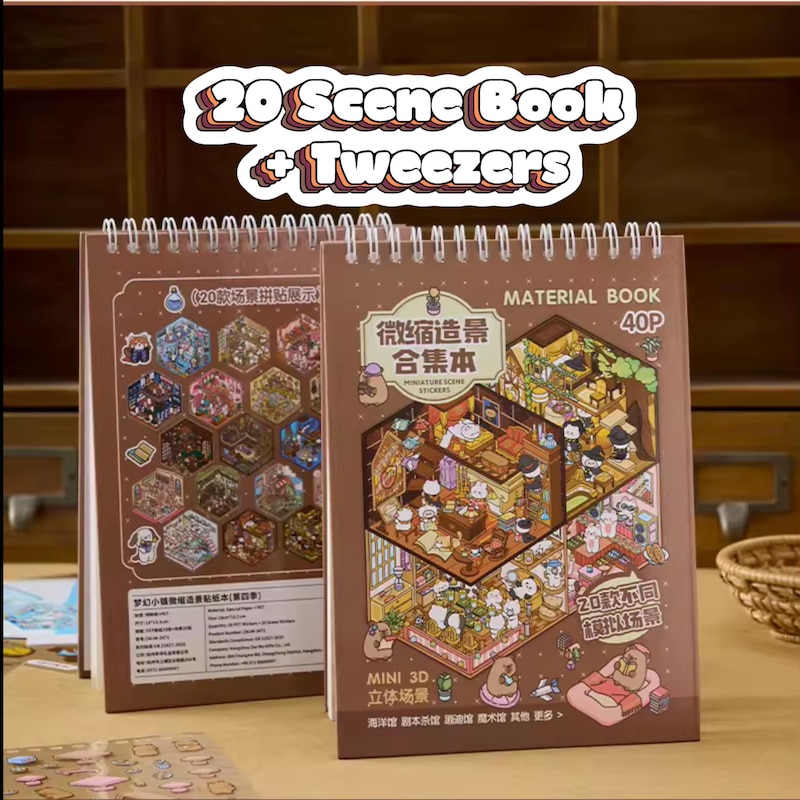 Scane Stickers 3d Scene Stickers - Etsy
