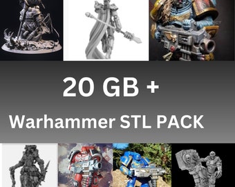 Warhammer 3d files , 40k Warhammer Miniatures , Warhammer Stl pack , Warhammer 40k , Warhammer Stl , Custodes Stl , stl pack