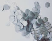 METALLIC SILVER CONFETTI / tissue paper confetti / wedding decorations / table decoration / new years eve party / silver decorations