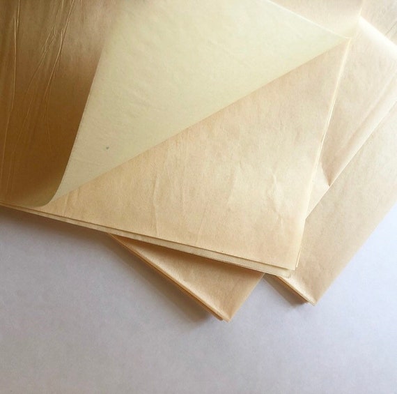 FEUILLES DE PAPIER DE SOIE crème ivoire champagne vente au détail et  emballage cadeau fournitures artisanales emballage bricolage art projet  découpage pompon couleurs -  France