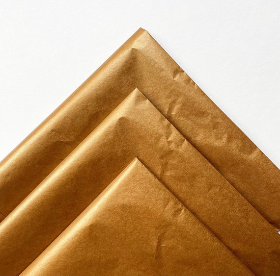 Metallic Gold Tissue Paper (1 sided)