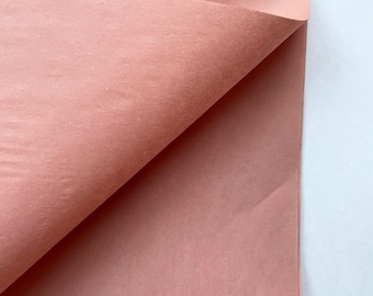 ROSE TERRACOTTA  57 In Stock Tissue Sheets retail and gift wrapping craft supply packaging DIY art project decoupage pompom colors