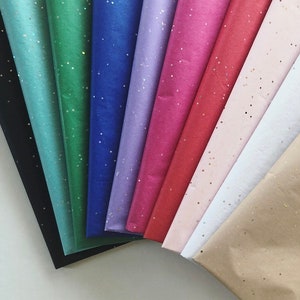 GLITTER Color Amts Vary Pls Read 9 Colors Sparkle Tissue gift craft package dyi decoupage. *PLEASE Read In Stock Amounts Listed below