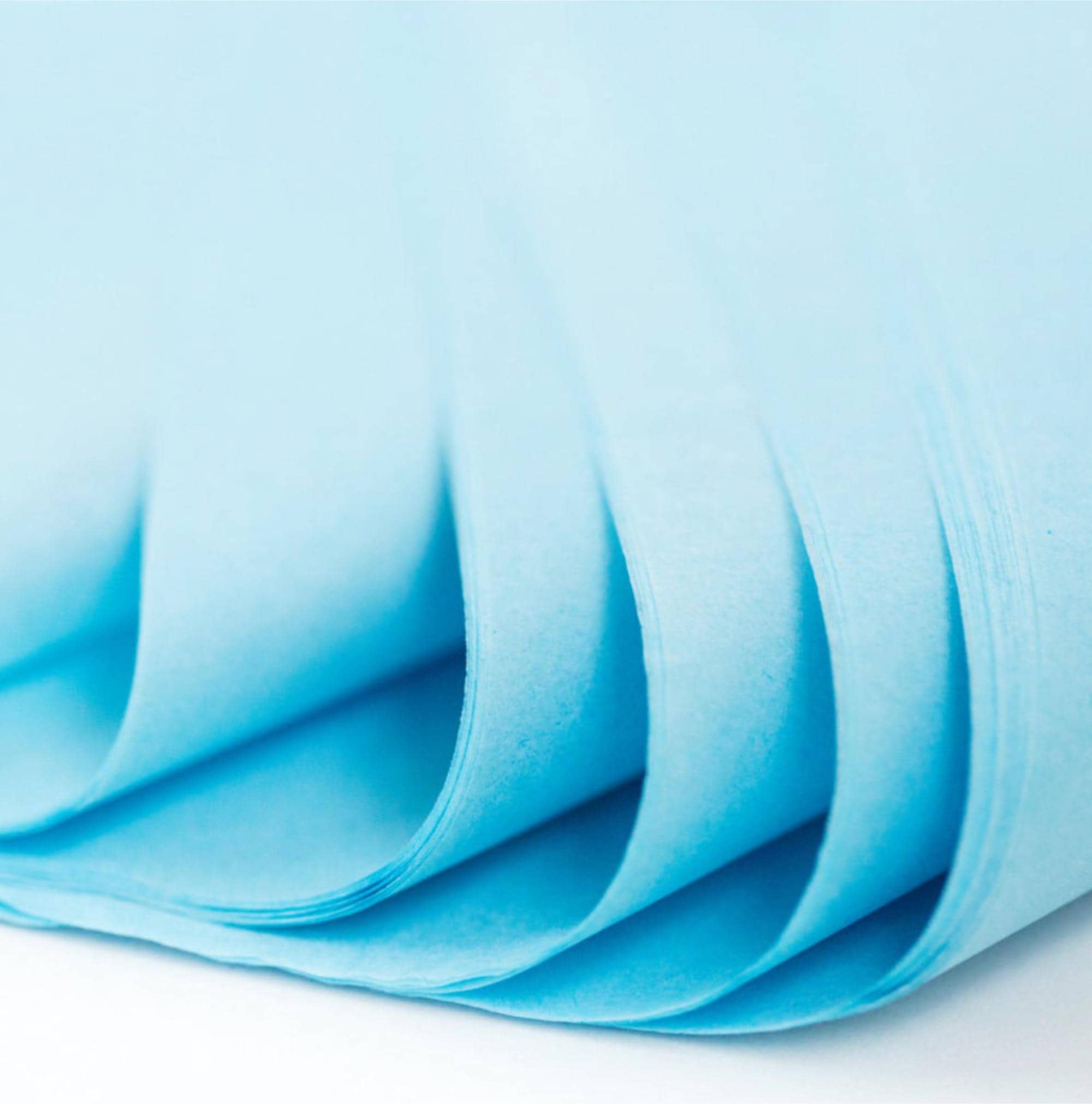 LIGHT BLUE 264 in Stock Tissue Sheets Light Blue Sky Blue Retail and ...