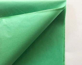 TISSUE PAPER SHEETS apple green pastel retail and gift wrapping craft supply packaging diy art project decoupage pompom colors