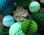 HONEYCOMB BALL 5 inch tissue paper decorations reusable wedding reception first birthday fiesta party m luau eid lgbt rainbow baby bridal