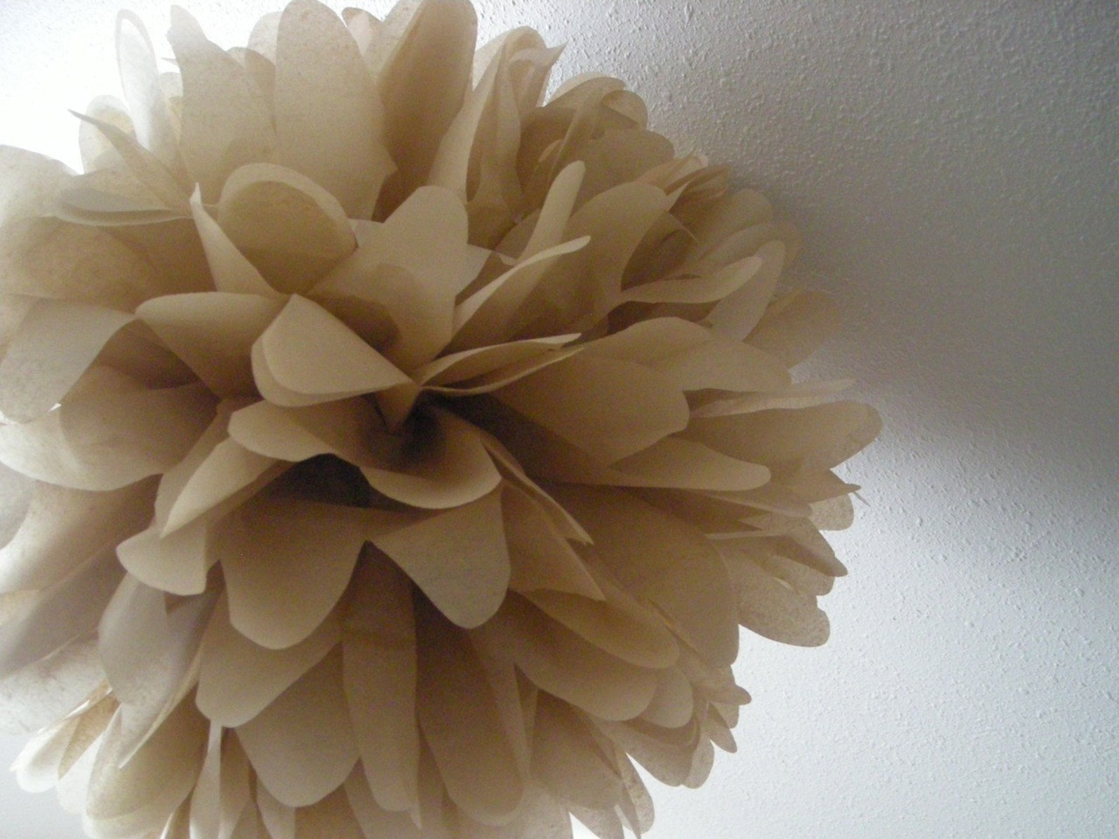 KRAFT BROWN Tissue Paper Pompom Rustic Barn Forest Woodland Etsy