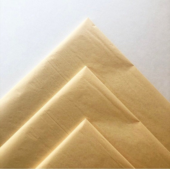 TISSUE PAPER SHEETS champagne cream ivory neutral retail and gift wrapping craft supply packaging diy art project decoupage pompom color Il_570xn