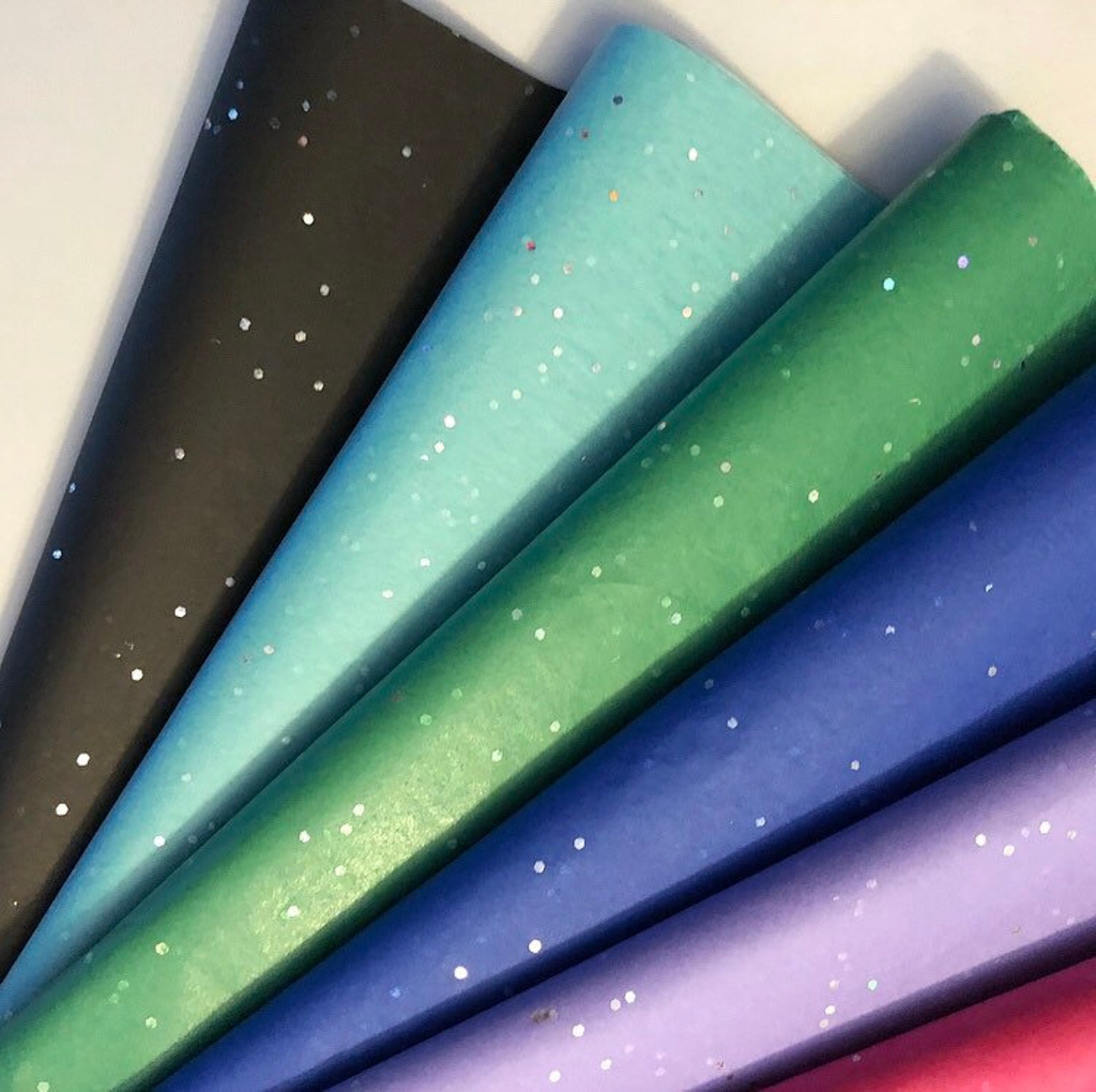 GLITTER TISSUE PAPER Sheets gift wrapping craft supply retail Etsy