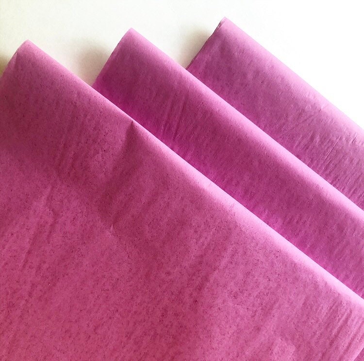 TISSUE PAPER SHEETS Magenta Pink Purple Retail and Gift Wrapping