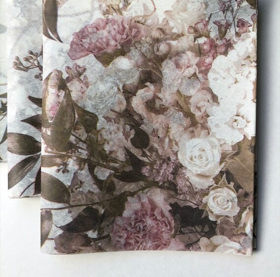 Victorian Floral Tissue Paper