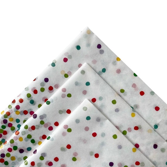 Red Polka Dots Yellow Wrapping Paper