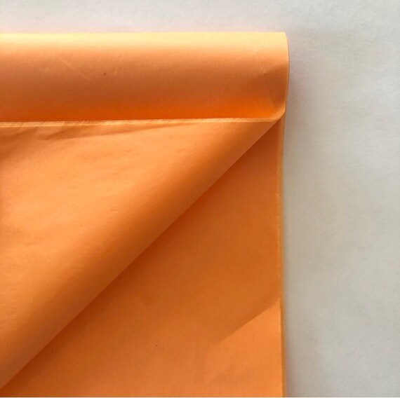 100 Sheets Orange Tissue Paper 14 x 20 Inches Recyclable Orange Wrapping  Pape