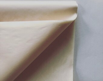 VANILLA CREAM 24 In Stock Tissue Sheets Cream Ivory retail gift wrap craft supply packaging diy project decoupage pompom solid color