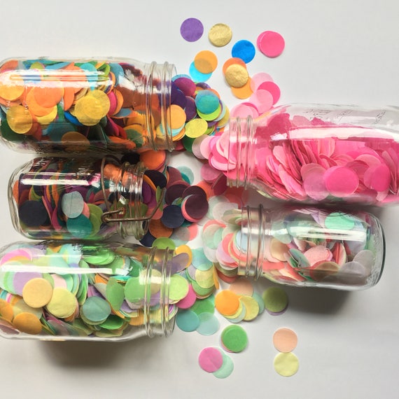 Tissue paper confetti / CUSTOM COLORS / party confetti / Etsy