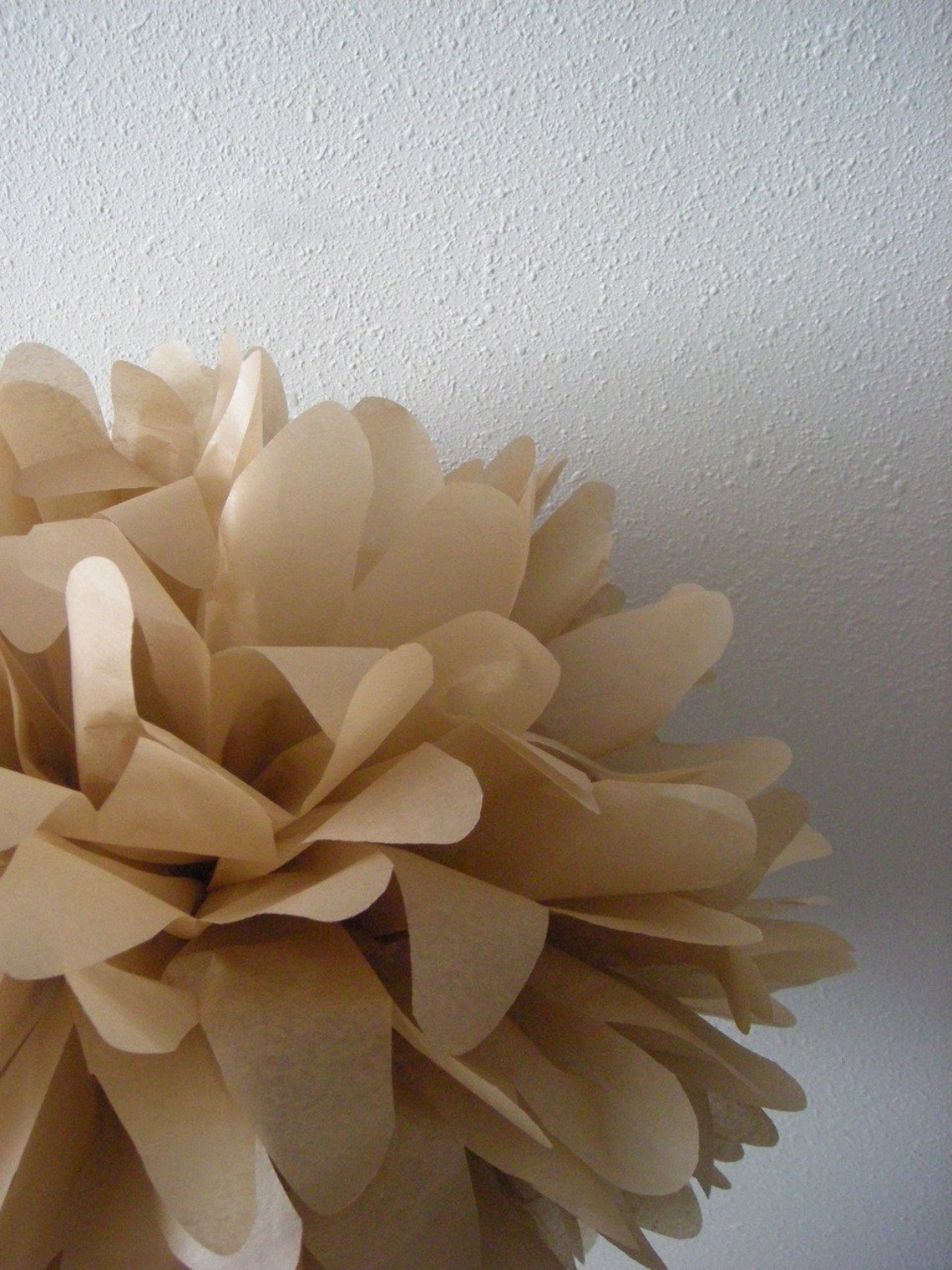 KRAFT BROWN Tissue Paper Pompom Rustic Barn Forest Woodland Etsy