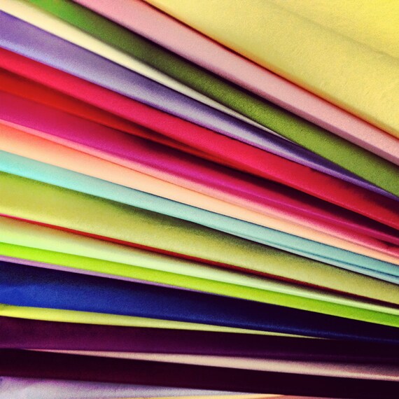 TISSUE PAPER SHEETS retail and gift wrapping craft supply packaging diy art project decoupage pompoms holiday present colored color decorate Il_570xn