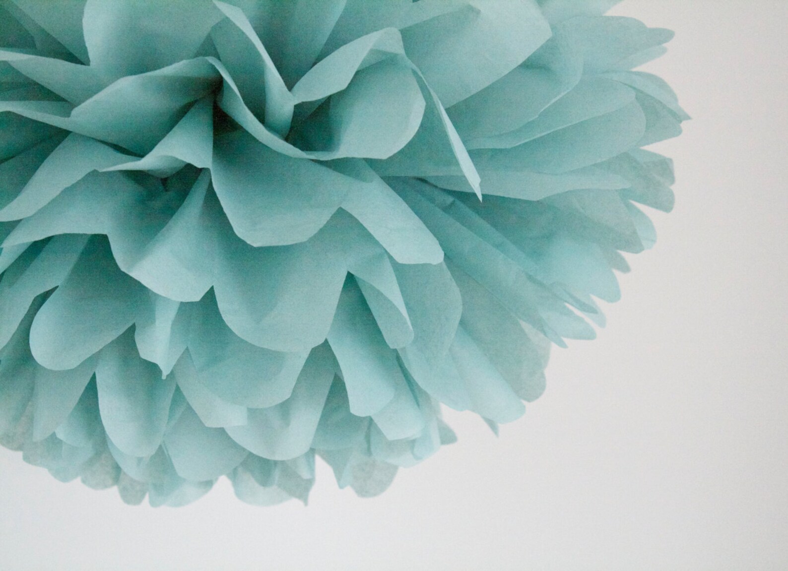 DUSTY BLUE Tissue Paper Pompom Kit Wedding Decorations Aisle Etsy