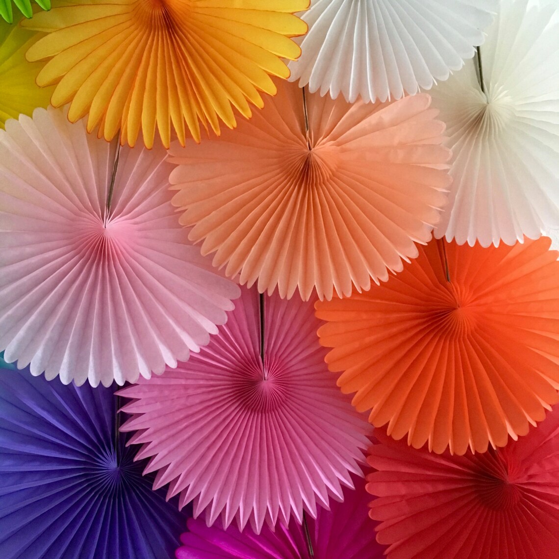 TISSUE PAPER FAN wedding decorations first birthday party Etsy